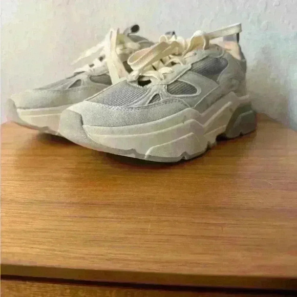 H&M Chunky Trainers Shoes Rubber lift elevated Size 38 - Picture 6 of 13